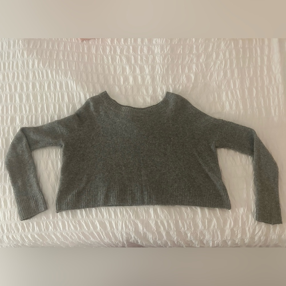 Urban Outfitters - Cooperative Cropped Grey Sweater